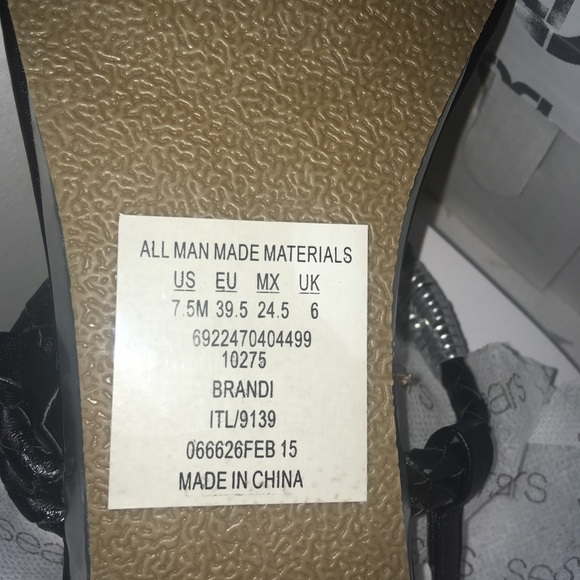 Bongo Braided Brandi Black Sandal NWT NIB - Picture 2 of 7